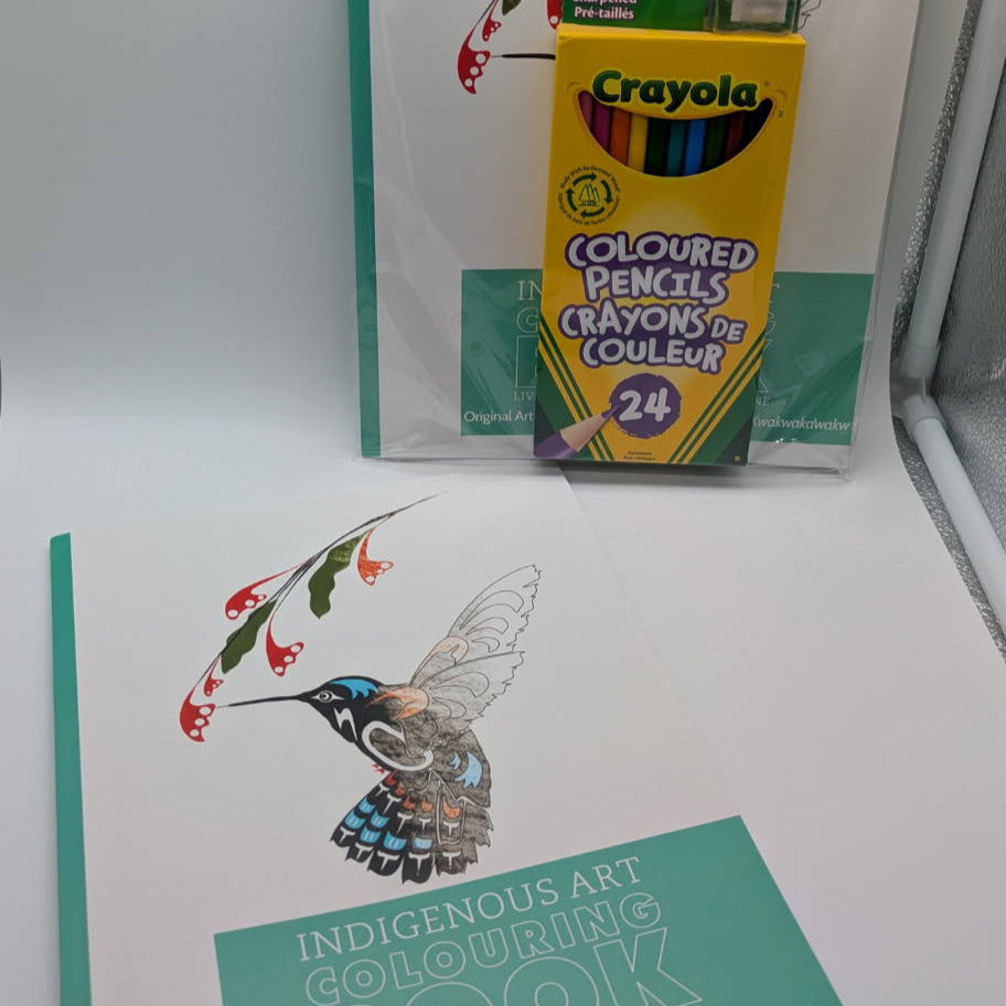 Indigenous Colouring Book (No Pencil Crayons)