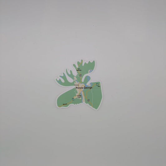 Sticker - Moose Map