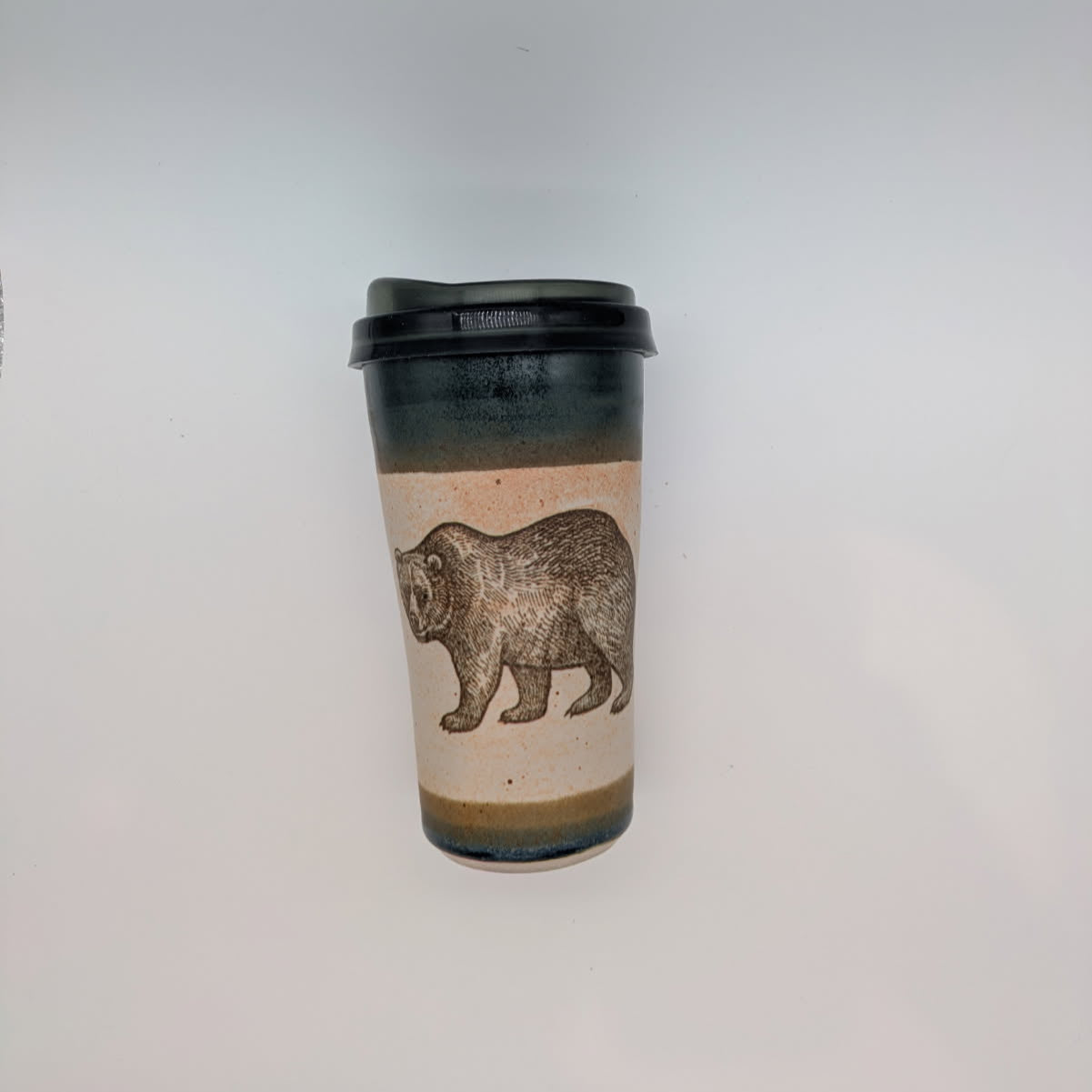 Pottery Travel Mug - Bear