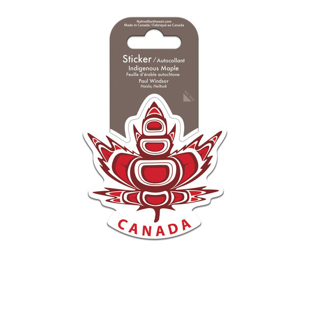 Sticker - Indigenous Maple Canada