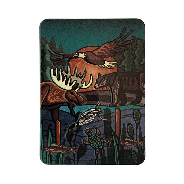 Embossed Metal Magnet - All My Relatives