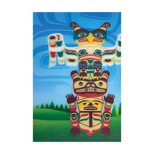 3D Lenticular Postcard - Totem