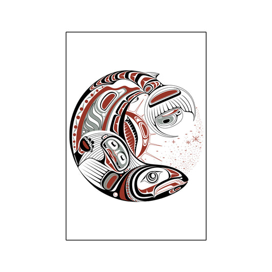 Postcard-Honouring Our Salmon