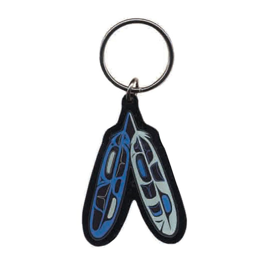 Keychain- Eagle Feathers